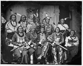 Indians group, between 1865 and 1880. Creator: Unknown.