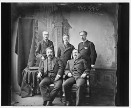 M. Outry, (French Minister & group), between 1865 and 1880. Creator: Unknown.