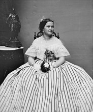 Mrs. Abraham Lincoln, between 1855 and 1865. Creator: Unknown.