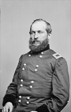 General James Garfield, US Army, between 1855 and 1865. Creator: Unknown.