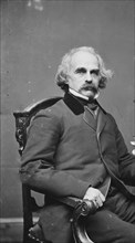 Nathaniel Hawthorne, between 1855 and 1865. Creator: Unknown.