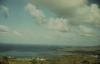The harbor, Christiansted, St. Croix, Virgin Islands, 1941. Creator: Jack Delano.
