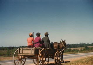 Going to town on Saturday afternoon, Greene Co., Ga., 1941. Creator: Jack Delano.