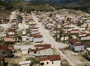 A land and utility municipal housing project, Ponce, Puerto Rico, 1941. Creator: Jack Delano.