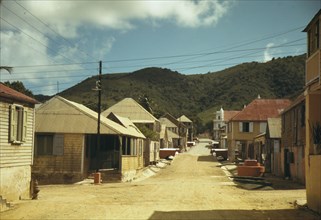 Prince Street, Christiansted, St. Croix, U.S. Virgin Islands, 1941. Creator: Jack Delano.