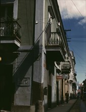 Street in San Juan, Puerto Rico, . Creator: Jack Delano.