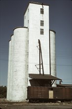 Grain elevator, Caldwell, Idaho, 1941. Creator: Russell Lee.