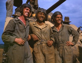 M-4 tank crews of the United States, Ft. Knox, Ky., 1942. Creator: Alfred T Palmer.