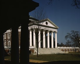 Rotunda of the University of Virginia, Charlottesville, Va., 1943. Creator: John Collier.