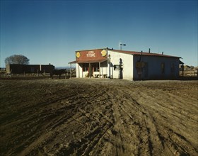 General store, near Questa, Taos County, New Mexico, 1943. Creator: John Collier.