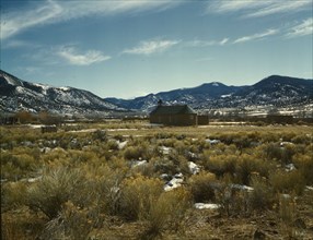 Cerros, near Costilla, New Mexico, 1943. Creator: John Collier.