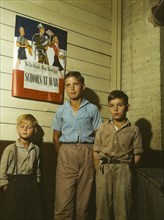 Rural school children, San Augustine County, Texas, 1943. Creator: John Vachon.