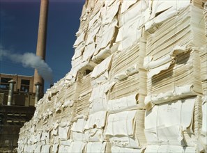 Southland Paper mill, Kraft (chemical) pulp used in making newsprint, Lufkin, Texas, 1943. Creator: John Vachon.
