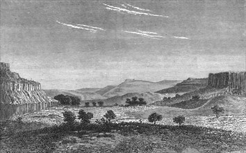 'View near Fort Dauphin; Recent Explorations in Madagascar', 1875. Creator: Alfred Grandidier.
