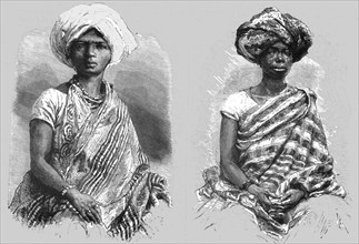 'African Belles in Brazil; Rio De Janeiro and the Organ Mountains', 1875. Creator: Thomas Woodbine Hinchliff.