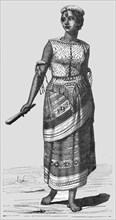 'Woman of the Isle of Koti, Borneo; A Visit to Borneo', 1875. Creator: A.M. Cameron.