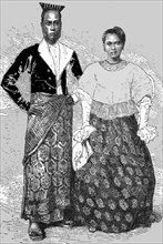 '"Burghers"of Ceylon; Four Months in Ceylon', 1875. Creator: Unknown.