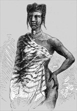 'A Mahe Woman of Ampasim; An Excursion in Dahomey', 1871. Creator: J. Alfred Skertchly.
