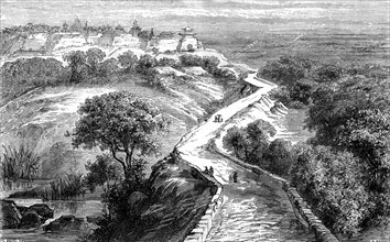 'Chinese Imperial Road, Dzungaria; The newly-conquered Russian Province of Dzungaria', 1875. Creator: Armin Vambery.