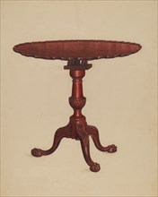 Table, c. 1937.