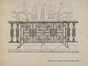 Altar Railing, c. 1936.