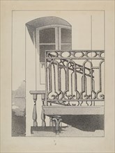 Iron Balcony, c. 1936.