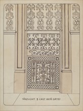 Cast Iron Gate, c. 1936.