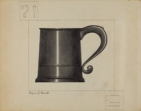 Pewter Mug, c. 1936.