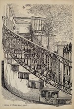 Iron Balcony, c. 1936.