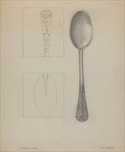 Pewter Spoon, c. 1937.