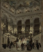 Opera staircase, 1877.
