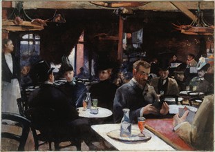 Cafe de l'ecrevisse, c1880.
