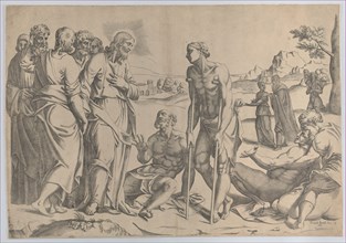 Christ healing the sick, 1566.