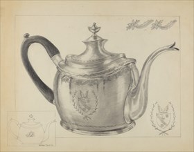 Silver Teapot, c. 1935.