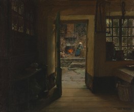Flemish interior, 1912.