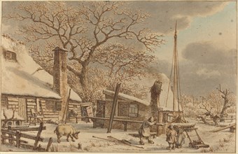 Farmyard in Winter, 1786.
