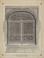 Wrought Iron Gate, c. 1936.