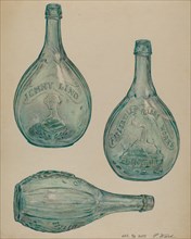 Jenny Lind Bottle, c. 1935.