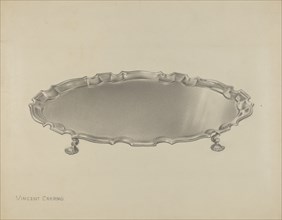 Silver Salver, c. 1937.