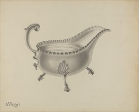 Silver Sauce Boat, 1937.