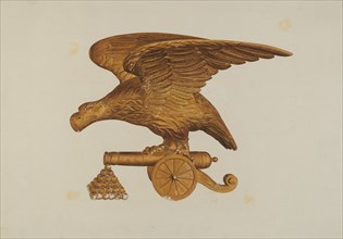 Eagle with Cannon, c. 1939.