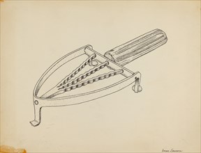 Flat Iron Holder, c. 1939.