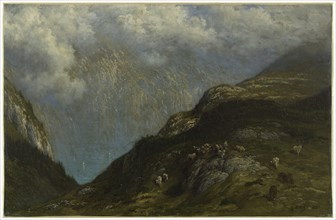 Paysage de montagne, 1881.