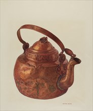 Copper Tea Kettle, c. 1940.