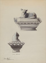 Covered Dish (Cat), c. 1936.