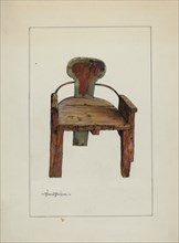 Sleigh Chair, c. 1937.