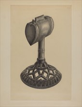 Lard Oil Lamp, c. 1937.