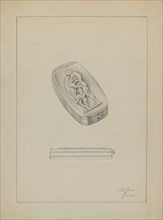 Silver Snuff Box, c. 1936.