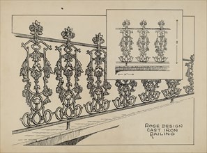 Cast Iron Balcony, c. 1936.