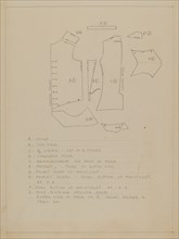 Waistcoat Pattern, c. 1936.